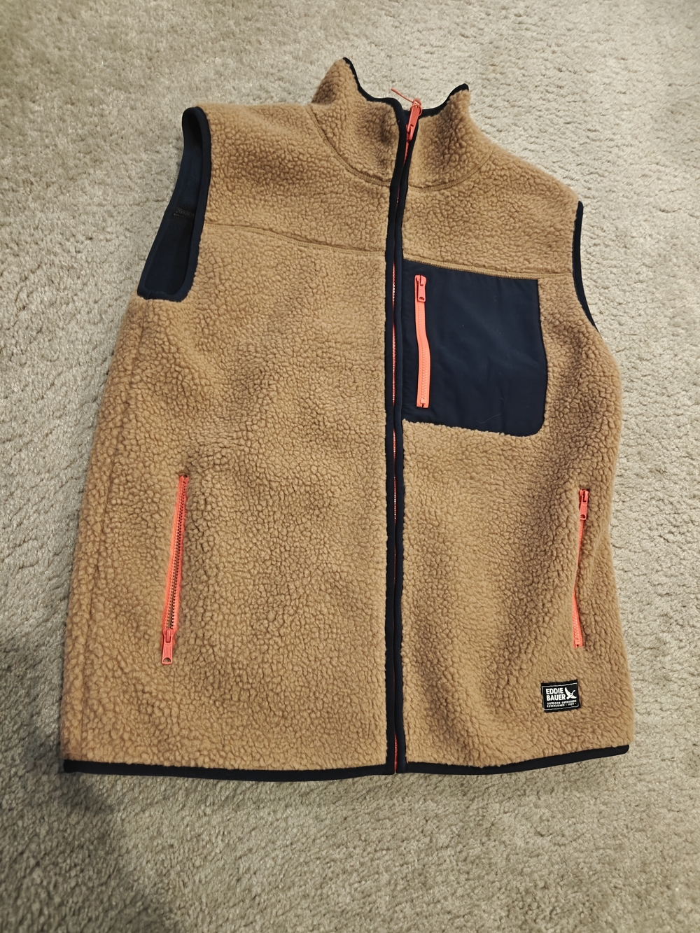 Eddie Bauer Chilali faux Shearling Fleece Vest